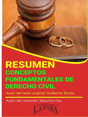 cover image of Resumen de Conceptos Fundamentales de Derecho Civil de Guillermo Borda